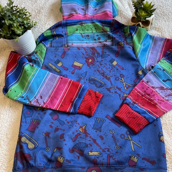 Custom good guy (Chucky) hoodie in S - Picture 3 of 6